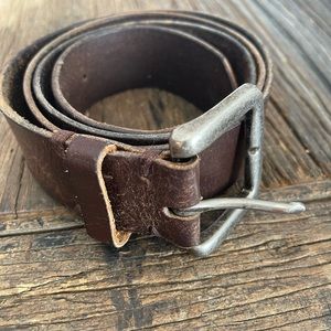 42” Brown American Eagle men’s leather belt